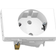 Lauritz Knudsen LK Fuga m/sidejord 1,5 modul - Hvid