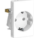 Lauritz Knudsen LK Fuga m/sidejord 1,5 modul - Hvid