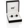 Montblanc Iconic Cufflinks - Silver/Onyx