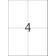 Herma Weatherproof film labels A4