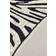 Wilton Zebra Svart, Vit 140cm