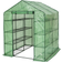 tectake Greenhouse with Tarpaulin 2.1m² Acciaio inossidabile Plastica