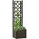 vidaXL Lit Surélevé de Jardin et Treillis et Système d'Arrosage Patio Extérieur 43x43x142cm