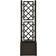 vidaXL Garden Raised Bed with Trellis 16.929x16.929x55.906"