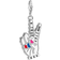 Thomas Sabo Stay True Charm Pendant - Silver/Multicolour