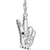 Thomas Sabo Stay True Charm Pendant - Silver/Multicolour