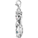 Thomas Sabo Charm Club Cat Constellation Charm Pendant - Silver/Multicolour