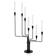 Piet Hein Charlemagne Candlestick 63cm