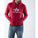 Alpha Industries Basic Hoodie - Cranberry/White