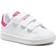 Adidas Kid's Stan Smith - Cloud White/Cloud White/Bold Pink