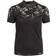 Vila Blonde Top with Short Sleeves - Black/Black