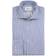 Stenströms Fitted Body Stripe Shirt - White/Blue