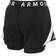 Under Armour Pantaloncino Palestra Nero Bianco Donna