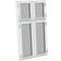 Sparvinduer DB0204 Aluminium, Træ Sidehængt vindue Vindue med 3-lags glas 82x86cm