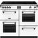 Stoves Richmond Deluxe S1000EI Black, White, Red, Blue