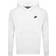 Nike Sportswear Club Fleece Pullover Hoodie - White/Black