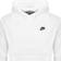 Nike Sportswear Club Fleece Pullover Hoodie - White/Black