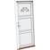 Sparvinduer FD0301 Yderdør Klart glas (84x158.5cm)