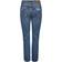 Only Emily Life Hw Destroyed Straight Fit Jeans - Blue/Medium Blue Denim