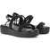 Michael Kors Marina Woven Lace-Up Sandal - Black
