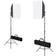 vidaXL Kit de Studio Photo et Toile de Fond et Boîtes à Lumière Support de Trépied Photographie de Portraits Produits Numériques Kit d'Eclairage