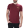 Alpha Industries Basic T Small Logo T-shirt - Burgundy/Yellow