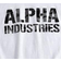 Alpha Industries Camo Print T-shirt - White/Black