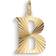 Jane Kønig Reflection A- Z Letters Pendant - Guld