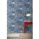 Living Walls Papier peint Metropolitan Stories Anke & Daan Amsterdam in Blau Creme Lila 369231