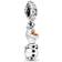 Pandora Disney Frozen Olaf Dangle Charm - Silver/Orange/Transparent