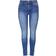 Only Blush Life Mid Ankle Skinny Fit Jeans - Blue/Medium Blue Denim