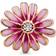 Pandora Daisy Flower Charm - Rose Gold/Multi