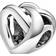 Pandora Knotted Heart Charm - Silver