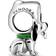 Pandora Disney Pluto Charm - Silver/Black/Green