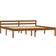 vidaXL Solid Pine 60cm Sängram 180x200cm