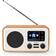 Nedis Radio Internet RDIN2000WT Marron/Blanc