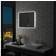 vidaXL Specchio LED Bagno Con Sensore Tattile E Schermo Orario 80 x 60 cm