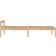 vidaXL Solid Pine 60cm Sengeramme 90X200cm