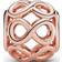 Pandora Passions Ciondolo forma di infinito placcato in oro rosa 14k