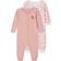 Name It Zip Nightsuit 2-pack - Pink/Silver Pink (13189061)