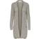 Only Bernice Long Knitted Cardigan - Grey/Light Grey Melange