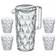 Koziol Crystal Glasses With Brocca 5pcs 1.6L