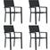 vidaXL 47884 4-pack Garden Dining Chair