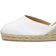 Castañer Espadrilles Compensées En Toile Woman White