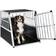 tectake Dog Cage Single with Sloping Back 66x69.5cm