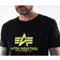 Alpha Industries Basic T Neon Print T-shirt - Neongeel/Zwart