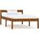 vidaXL Solid Pine 60cm Sängram 100X200cm