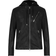 AllSaints Harwood Leather Hooded Biker jacket - Black