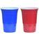 vidaXL Juego De Beer Pong Plástico 0,5 L