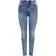 Only Mila High Waist Skinny Ankle Jeans - Blue/Medium Blue Denim